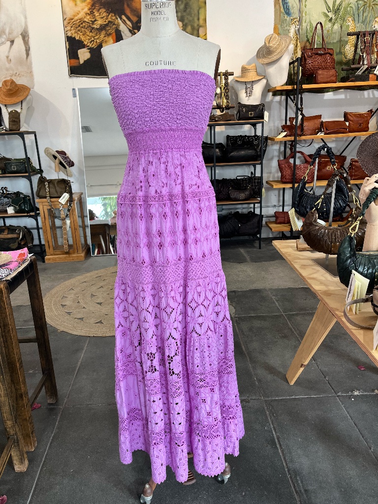 Temptation Positano Strapless Tahina Purple Dress
